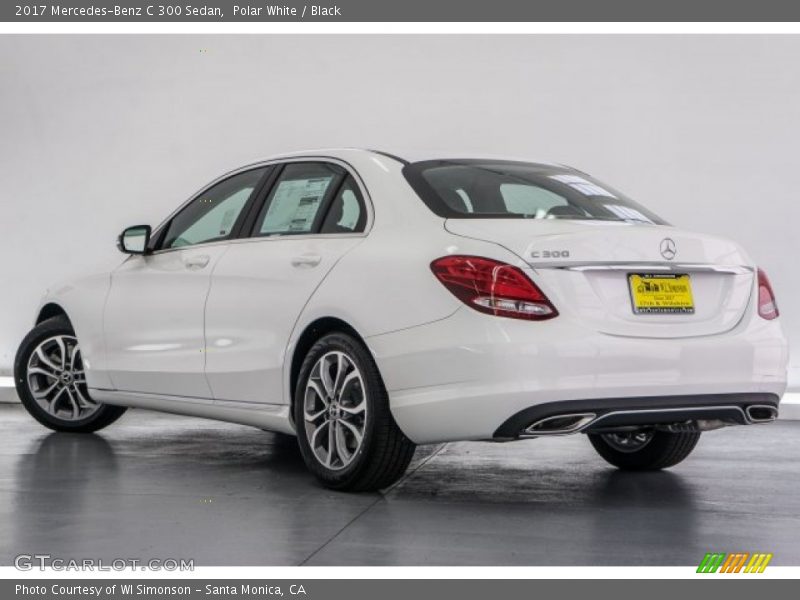 Polar White / Black 2017 Mercedes-Benz C 300 Sedan