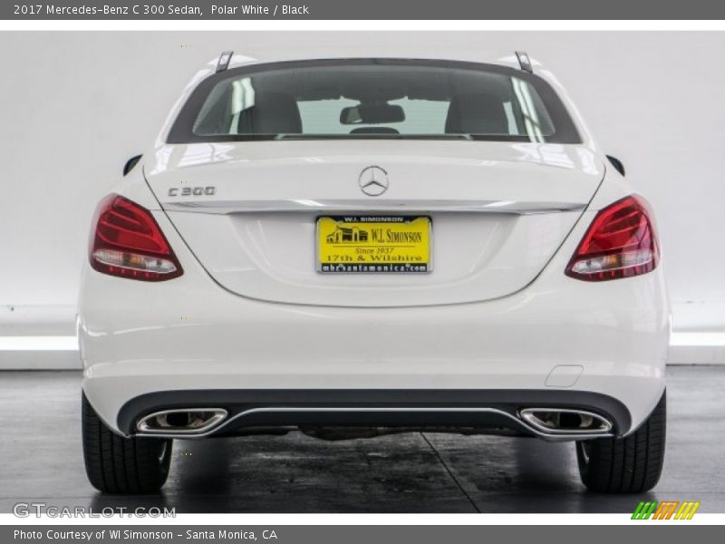 Polar White / Black 2017 Mercedes-Benz C 300 Sedan