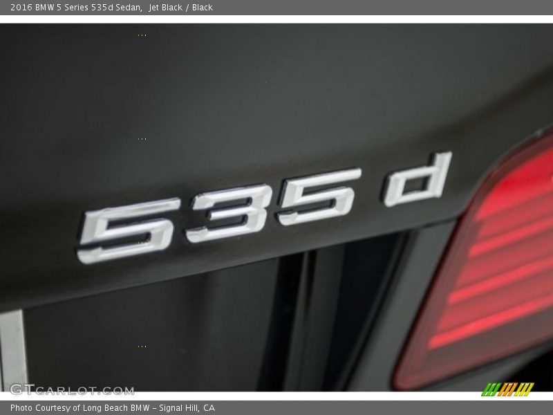 Jet Black / Black 2016 BMW 5 Series 535d Sedan
