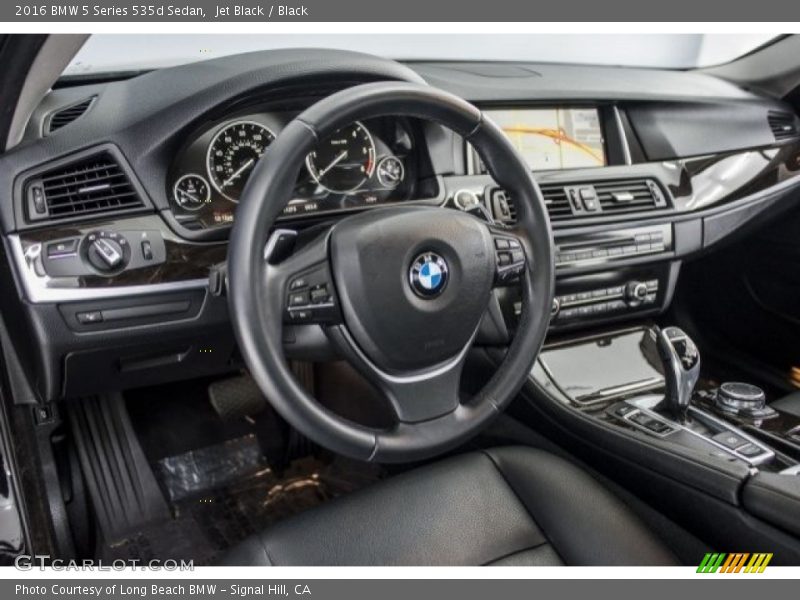 Jet Black / Black 2016 BMW 5 Series 535d Sedan