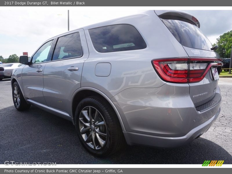 Billet Metallic / Black 2017 Dodge Durango GT