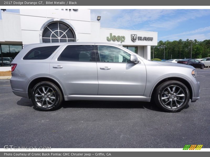 Billet Metallic / Black 2017 Dodge Durango GT