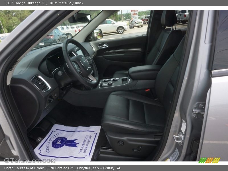 Billet Metallic / Black 2017 Dodge Durango GT