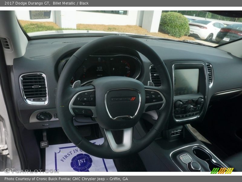 Billet Metallic / Black 2017 Dodge Durango GT