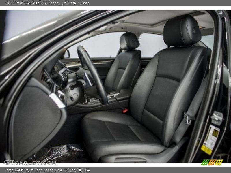 Jet Black / Black 2016 BMW 5 Series 535d Sedan