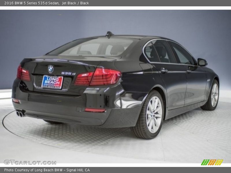 Jet Black / Black 2016 BMW 5 Series 535d Sedan