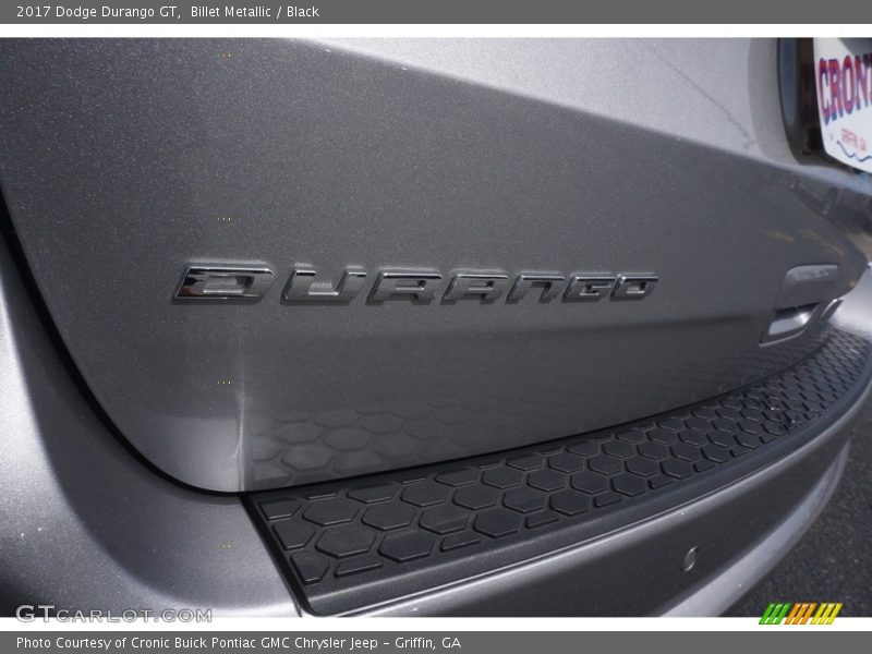 Billet Metallic / Black 2017 Dodge Durango GT