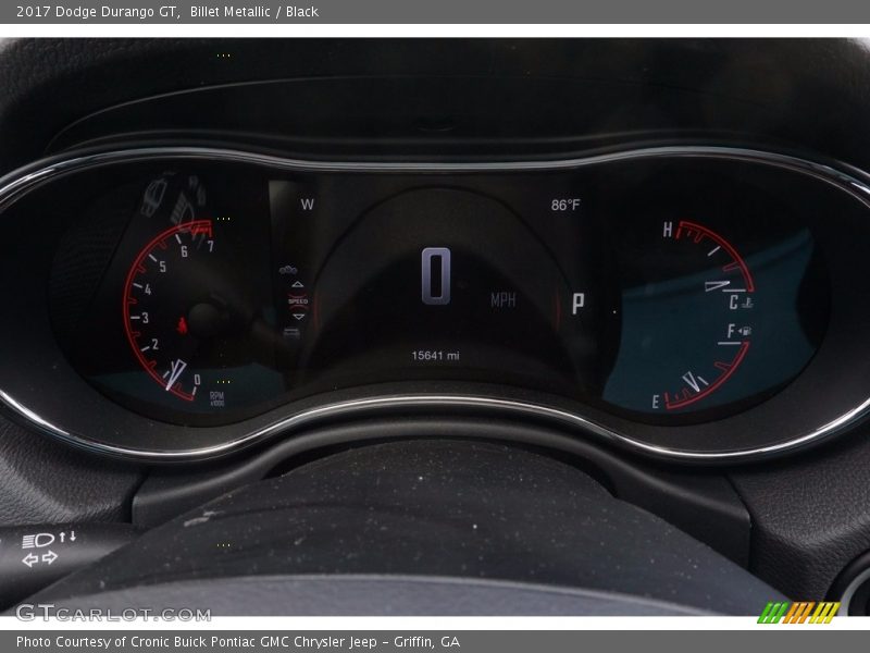 Billet Metallic / Black 2017 Dodge Durango GT
