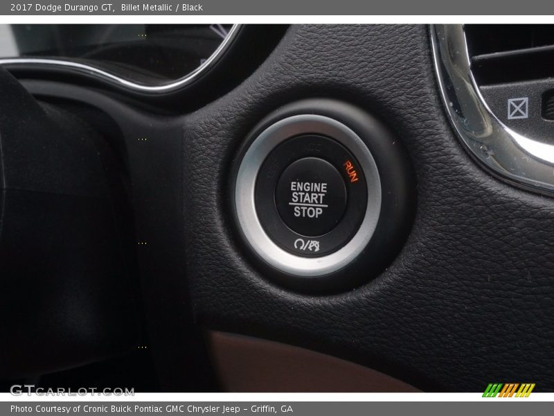 Billet Metallic / Black 2017 Dodge Durango GT