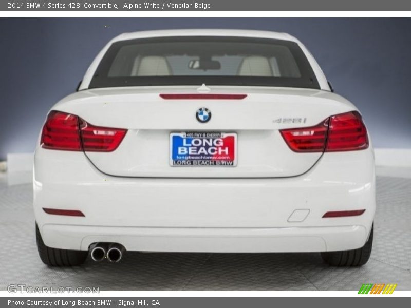 Alpine White / Venetian Beige 2014 BMW 4 Series 428i Convertible