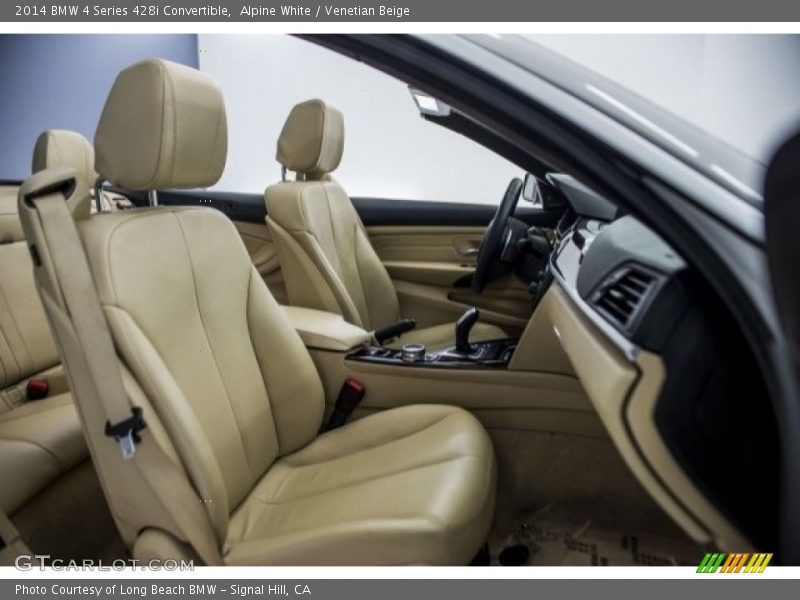 Alpine White / Venetian Beige 2014 BMW 4 Series 428i Convertible
