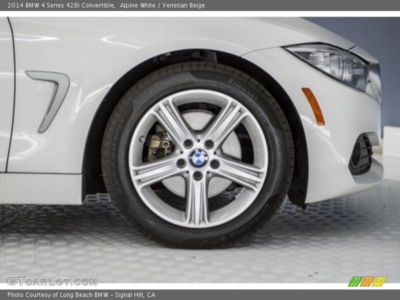 Alpine White / Venetian Beige 2014 BMW 4 Series 428i Convertible