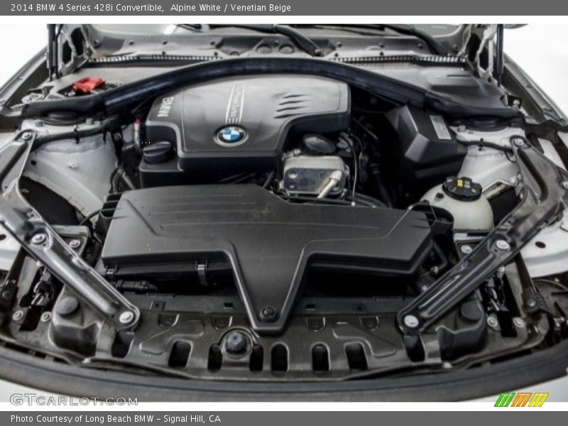 Alpine White / Venetian Beige 2014 BMW 4 Series 428i Convertible