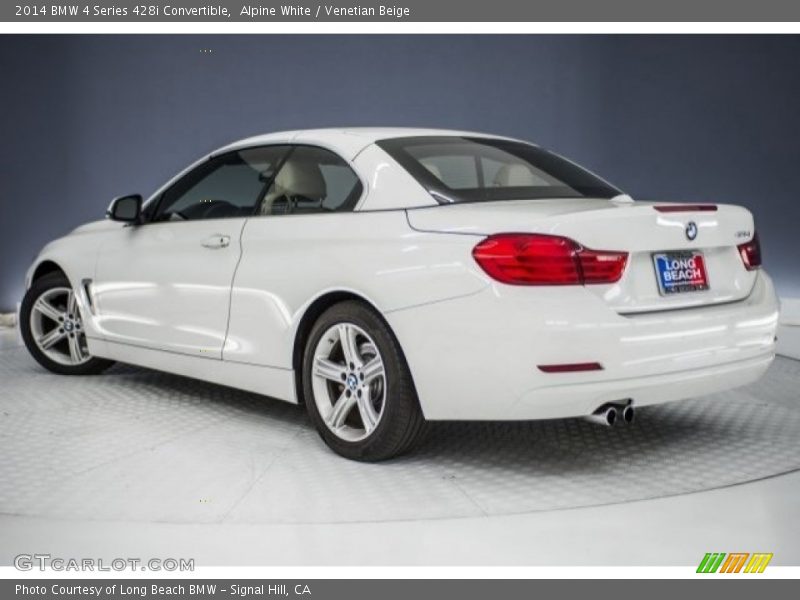 Alpine White / Venetian Beige 2014 BMW 4 Series 428i Convertible