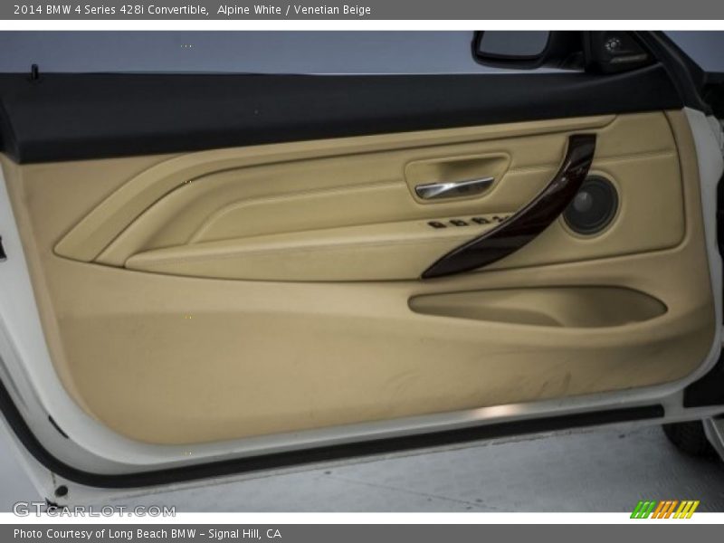Alpine White / Venetian Beige 2014 BMW 4 Series 428i Convertible