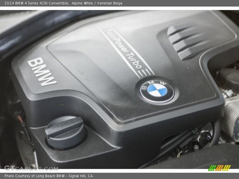 Alpine White / Venetian Beige 2014 BMW 4 Series 428i Convertible