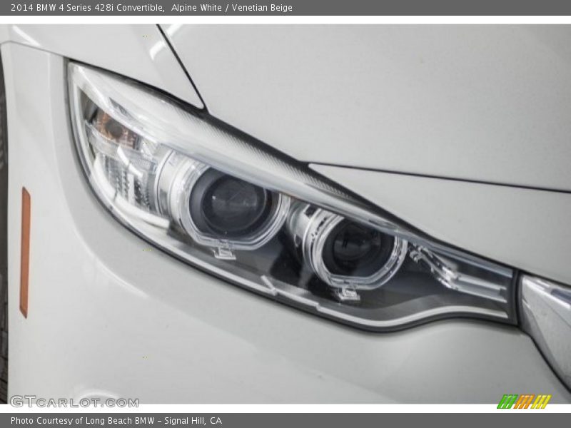 Alpine White / Venetian Beige 2014 BMW 4 Series 428i Convertible