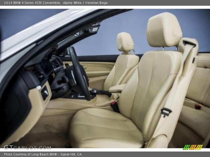 Alpine White / Venetian Beige 2014 BMW 4 Series 428i Convertible