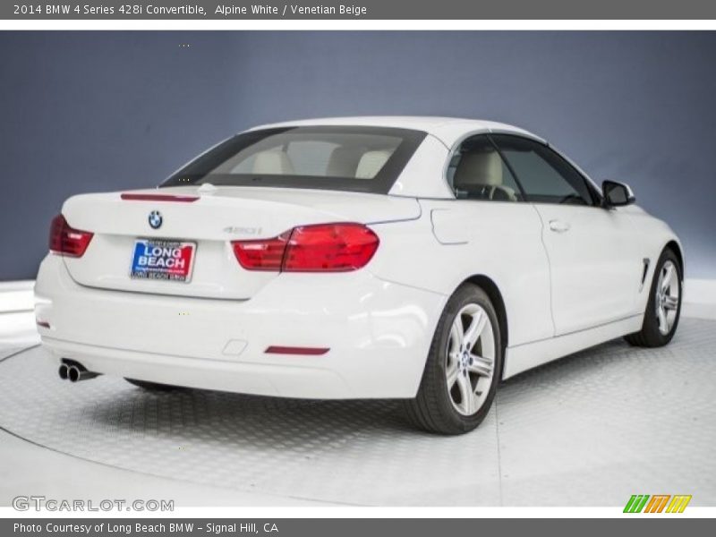 Alpine White / Venetian Beige 2014 BMW 4 Series 428i Convertible
