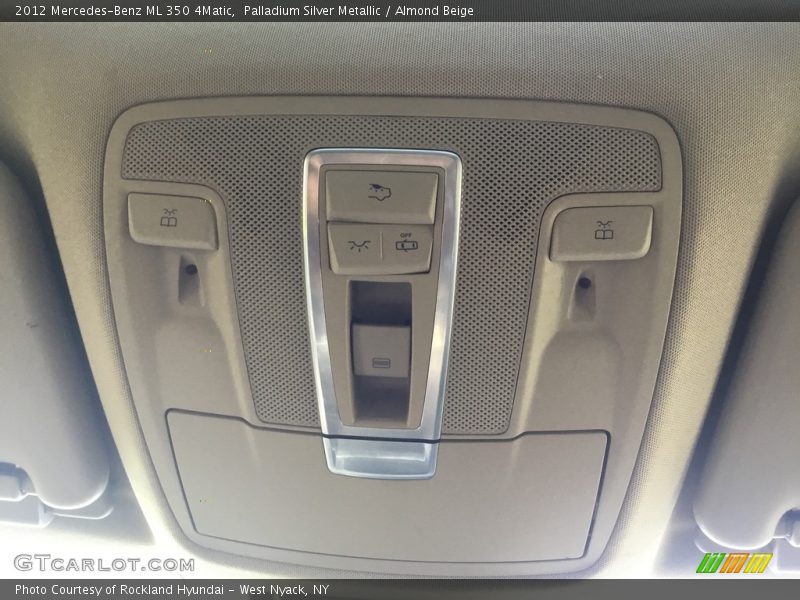 Palladium Silver Metallic / Almond Beige 2012 Mercedes-Benz ML 350 4Matic