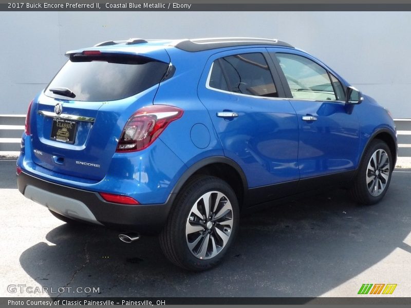 Coastal Blue Metallic / Ebony 2017 Buick Encore Preferred II