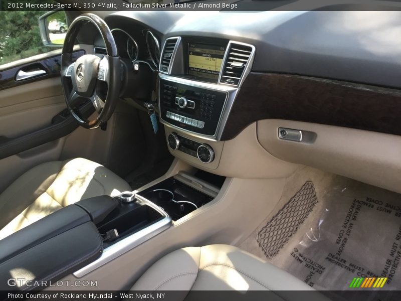Palladium Silver Metallic / Almond Beige 2012 Mercedes-Benz ML 350 4Matic