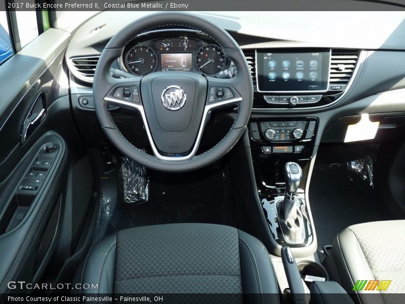 Coastal Blue Metallic / Ebony 2017 Buick Encore Preferred II