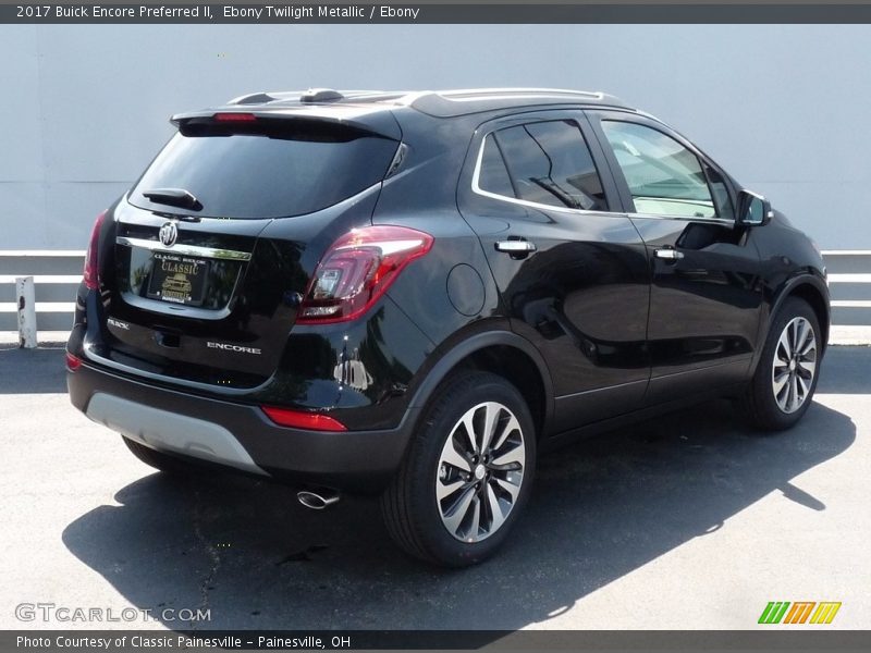 Ebony Twilight Metallic / Ebony 2017 Buick Encore Preferred II