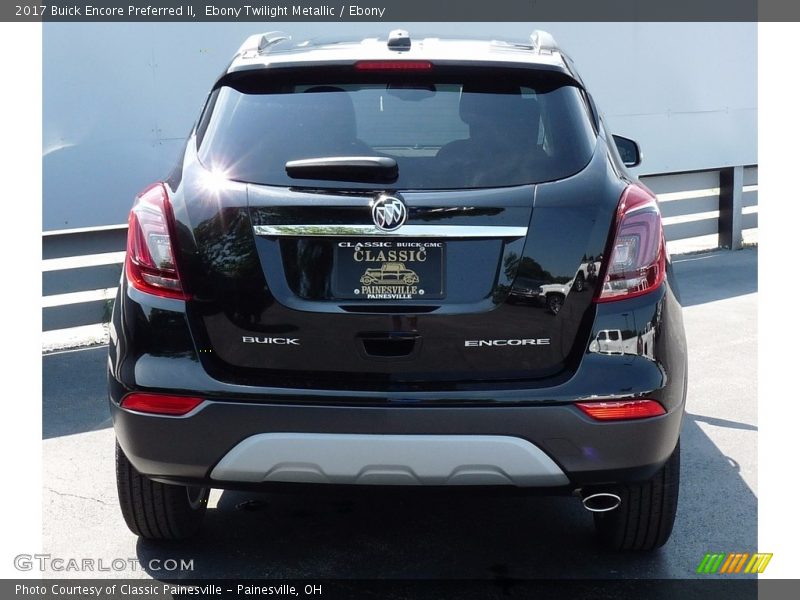 Ebony Twilight Metallic / Ebony 2017 Buick Encore Preferred II