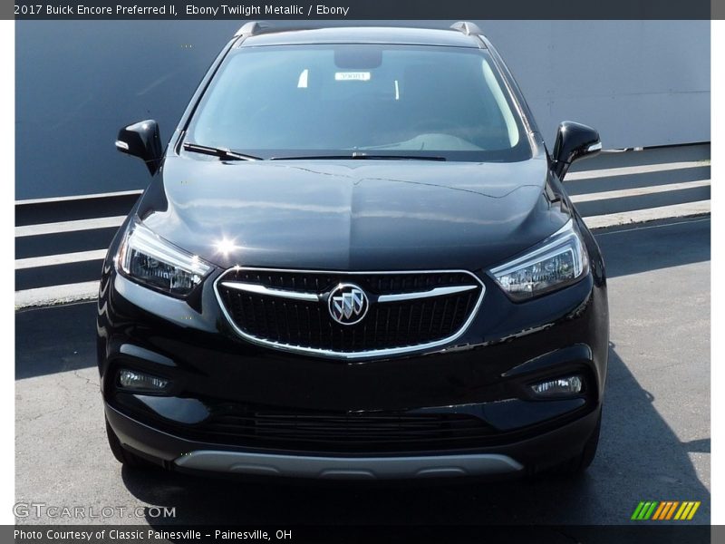 Ebony Twilight Metallic / Ebony 2017 Buick Encore Preferred II