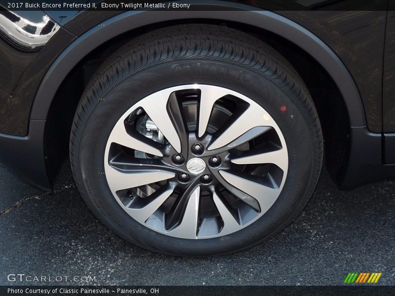 Ebony Twilight Metallic / Ebony 2017 Buick Encore Preferred II