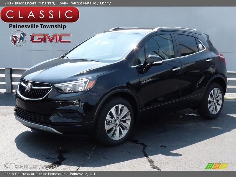 Ebony Twilight Metallic / Ebony 2017 Buick Encore Preferred
