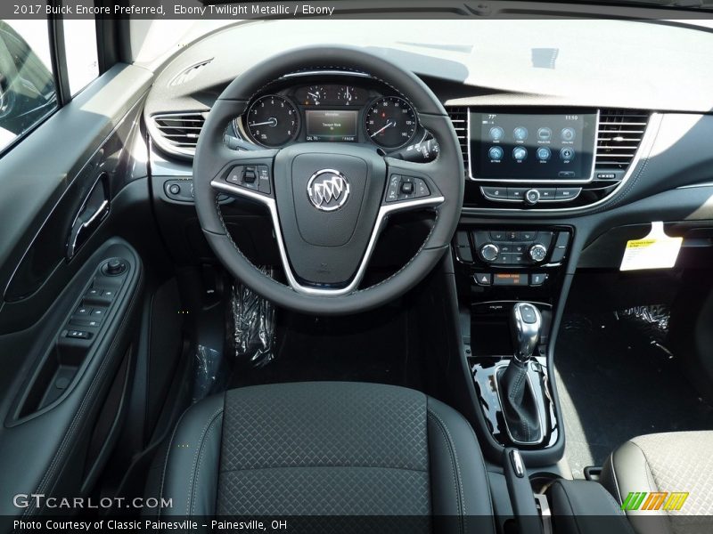 Ebony Twilight Metallic / Ebony 2017 Buick Encore Preferred