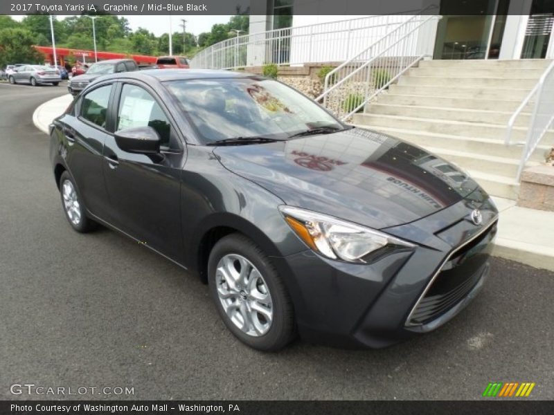 Graphite / Mid-Blue Black 2017 Toyota Yaris iA