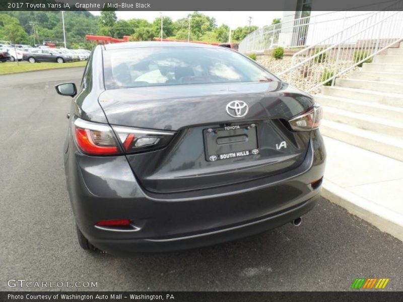 Graphite / Mid-Blue Black 2017 Toyota Yaris iA
