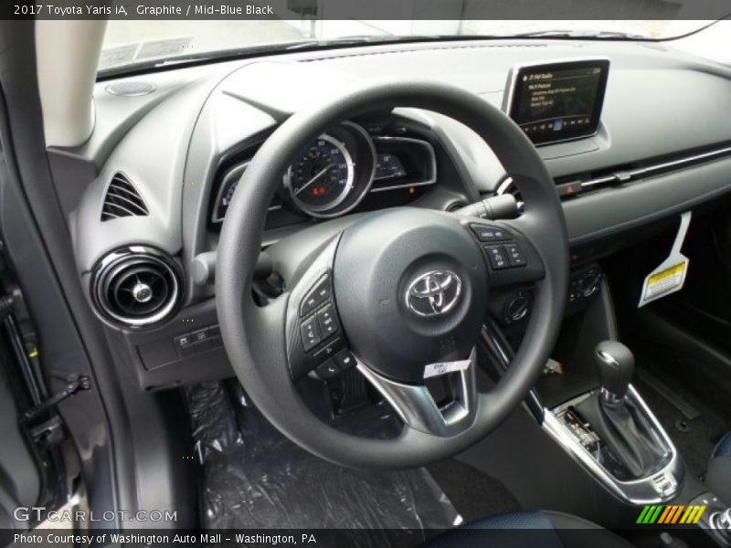 Graphite / Mid-Blue Black 2017 Toyota Yaris iA