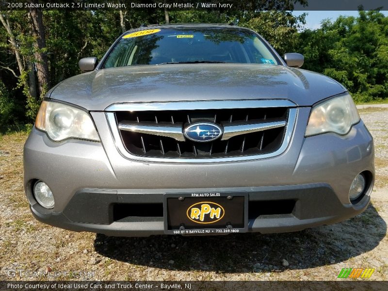 Diamond Gray Metallic / Warm Ivory 2008 Subaru Outback 2.5i Limited Wagon