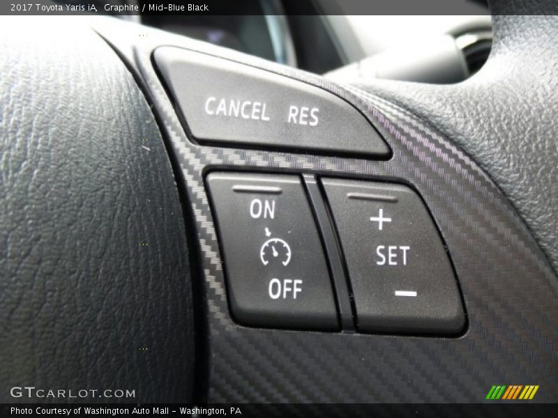 Graphite / Mid-Blue Black 2017 Toyota Yaris iA