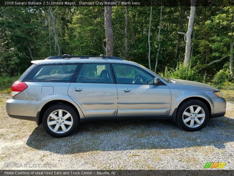Diamond Gray Metallic / Warm Ivory 2008 Subaru Outback 2.5i Limited Wagon