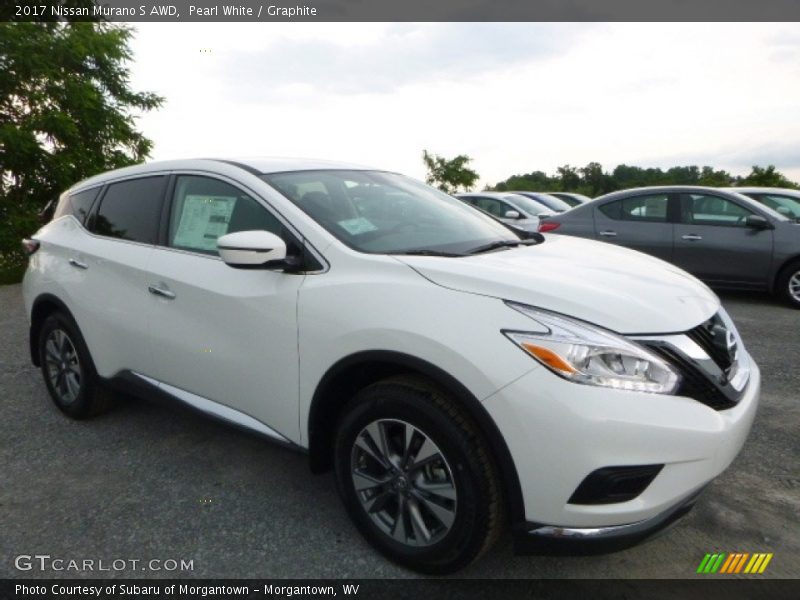 Pearl White / Graphite 2017 Nissan Murano S AWD