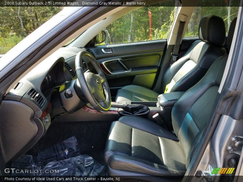 Diamond Gray Metallic / Warm Ivory 2008 Subaru Outback 2.5i Limited Wagon