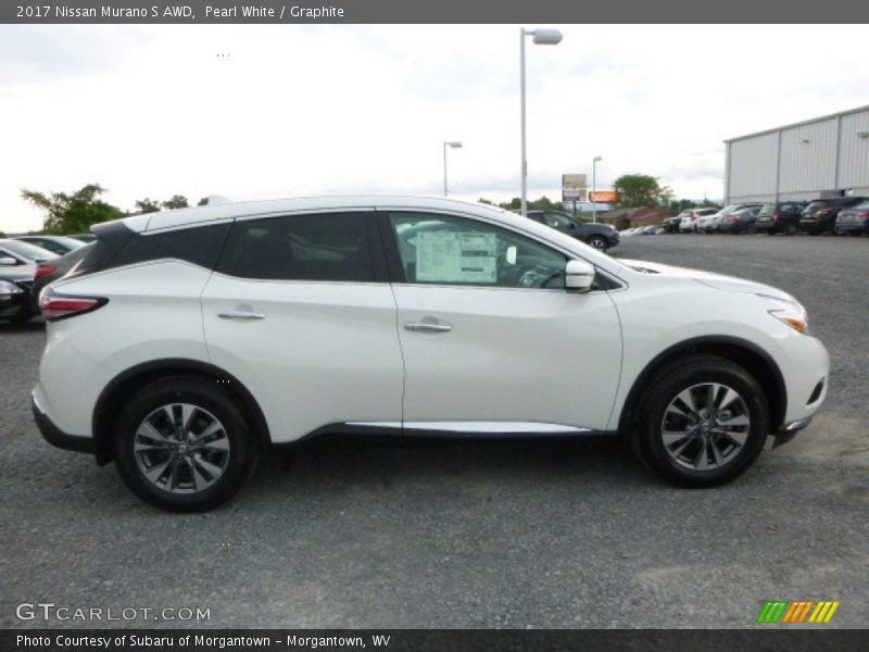 Pearl White / Graphite 2017 Nissan Murano S AWD