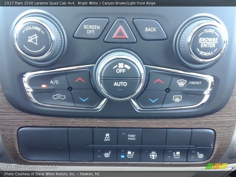 Controls of 2017 1500 Laramie Quad Cab 4x4