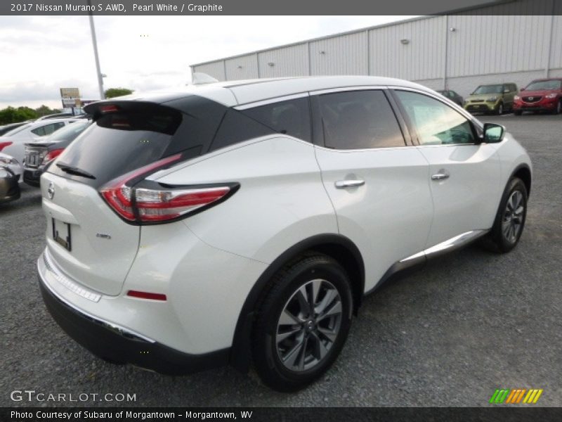 Pearl White / Graphite 2017 Nissan Murano S AWD