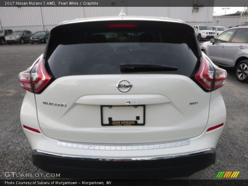 Pearl White / Graphite 2017 Nissan Murano S AWD