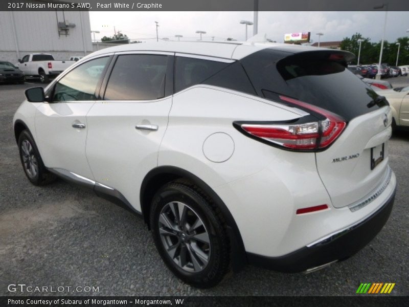 Pearl White / Graphite 2017 Nissan Murano S AWD