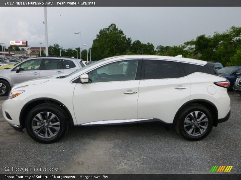 Pearl White / Graphite 2017 Nissan Murano S AWD