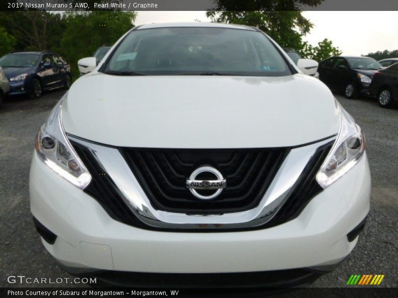 Pearl White / Graphite 2017 Nissan Murano S AWD