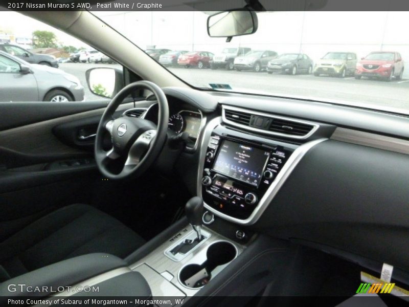 Pearl White / Graphite 2017 Nissan Murano S AWD