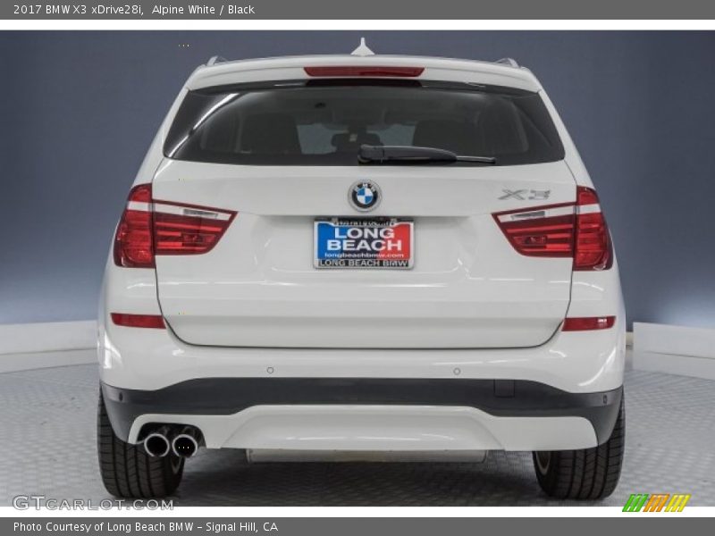 Alpine White / Black 2017 BMW X3 xDrive28i